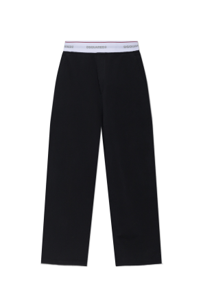 Wide-leg sweatpants