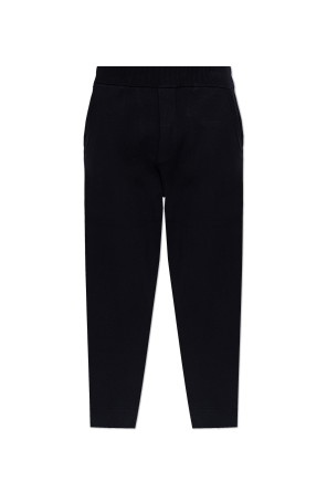 Sweatpants with logo appliqué
