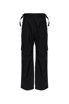 Creased trousers