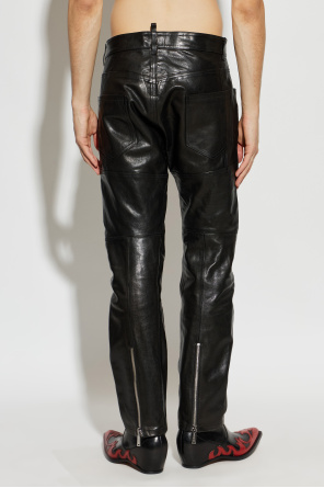 Dsquared2 Leather trousers