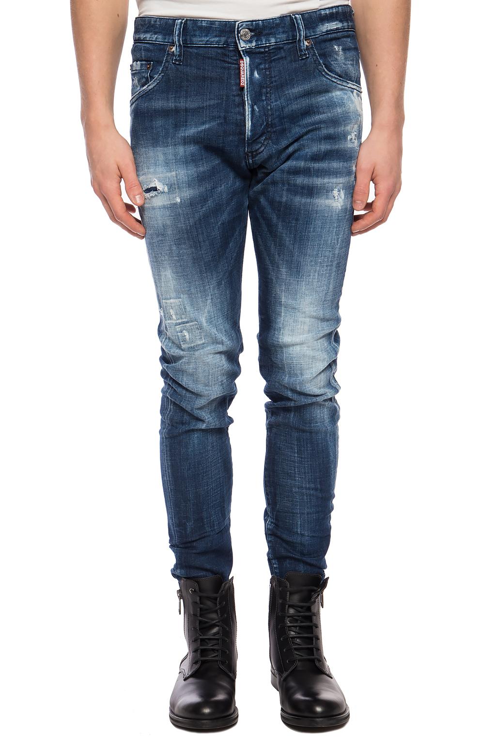 Navy blue 'Skinny Dan Jean' jeans Dsquared2 - Vitkac GB