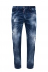 Dsquared2 NAVY BLUE 'Skinny Dean Jean' jeans