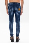 Dsquared2 NAVY BLUE 'Skinny Dean Jean' jeans