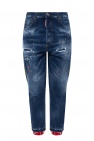 Dsquared2 BLUE Raw edge jeans