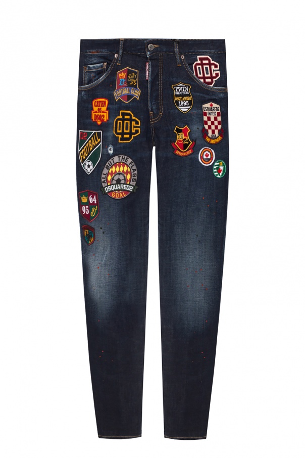 Dsquared2 ‘Cool Guy Jeans’ patched jeans