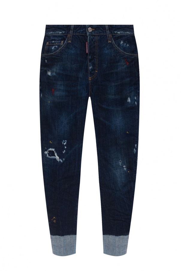 Dsquared2 'Levi's Big & Tall 502 Mörkblå avsmalnande jeans biologica advanced-tvätt