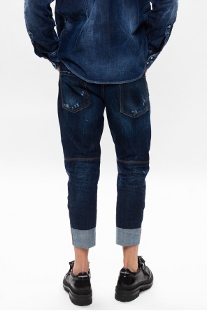 Dsquared2 'Levi's Big & Tall 502 Mörkblå avsmalnande jeans biologica advanced-tvätt