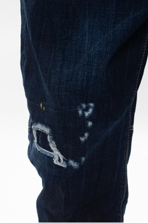 Dsquared2 'Levi's Big & Tall 502 Mörkblå avsmalnande jeans biologica advanced-tvätt