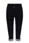 Dsquared2 NAVY BLUE 'Combat Jean' jeans with logo