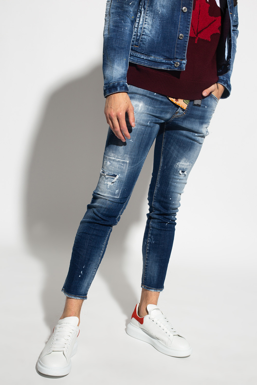 Dsquared2 'Frame Denim Le Skinny Flare Mid-Rise Jeans