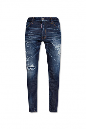 Levis Youth 519 Super skinny hi-ball distressed jeans in wolf punk advance midwash