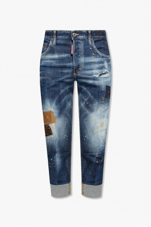 Jeans troués homme de Zara man en très bon état de taille xs de couleur noir vend 10