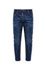 Dsquared2 NAVY BLUE ‘Tidy Biker’ jeans