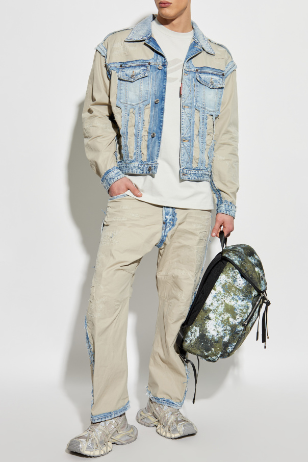 Dsquared2 Jeans made of combined materials