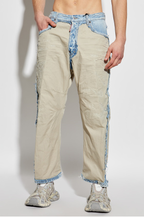 Dsquared2 Jeans made of combined materials