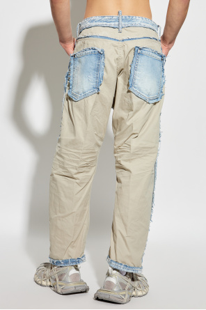 Dsquared2 Jeans made of combined materials