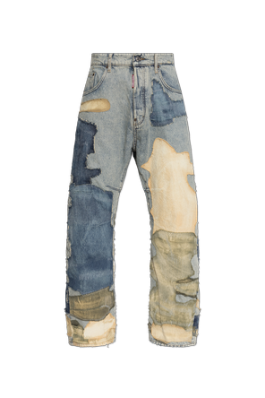 Jeansy ‘Kawaii’ z efektem ‘vintage’