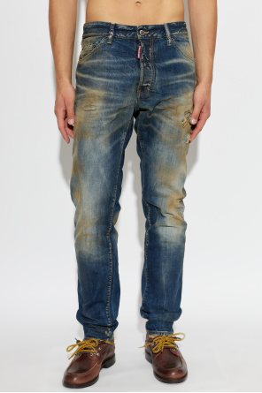 Dsquared2 Džínsy ‘Teddy’ s efektom ‘vintage’