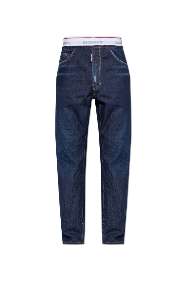 Jeans with a `vintage` effect od Dsquared2