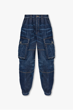 High-waisted cargo jeans od Dsquared2