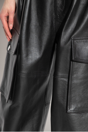 Dsquared2 Leather cargo trousers