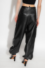 Dsquared2 Leather cargo trousers