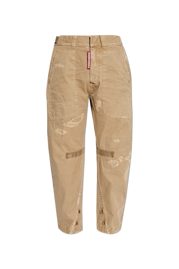 Dsquared2 Trousers with worn effect