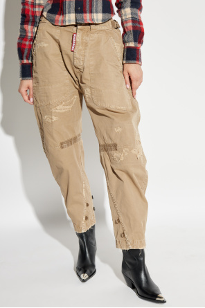 Dsquared2 Trousers with worn effect