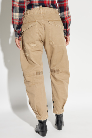 Dsquared2 Trousers with worn effect