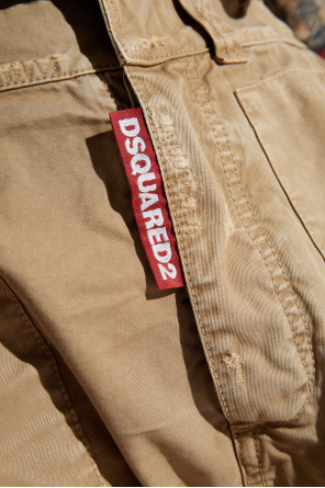 Dsquared2 Trousers with worn effect