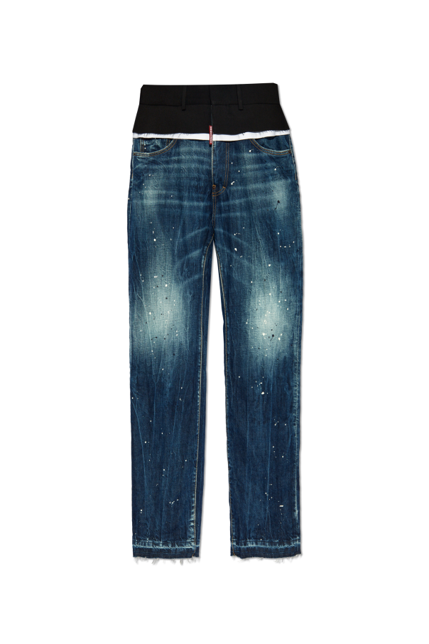 Dsquared2 Jeans made from combined materials