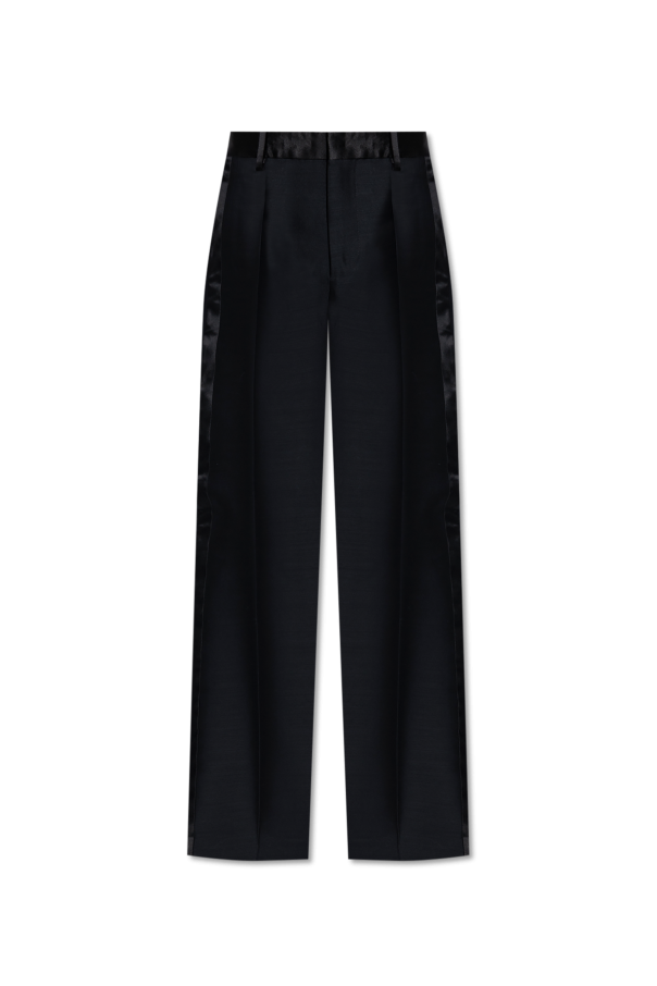 Wool trousers with satin stripes, zdjęcie 1 Wool trousers with satin stripes od Dsquared2
