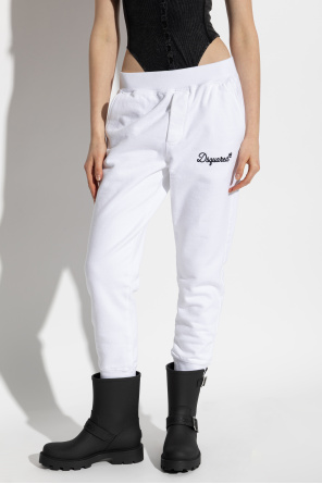 Dsquared2 Calças de treino com logótipo bordado