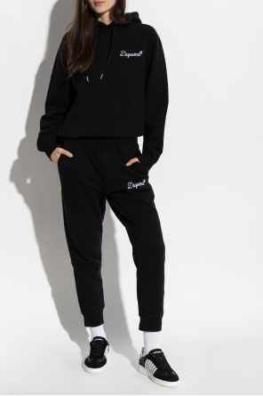 Spodnie dresowe z wyszytym logo od Dsquared2