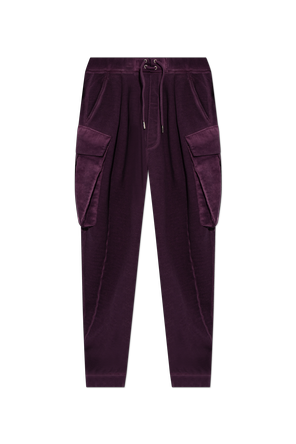 Trousers with cuffs at the legs