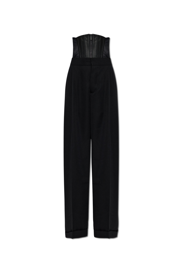 Trousers with attached corset belt od Dsquared2