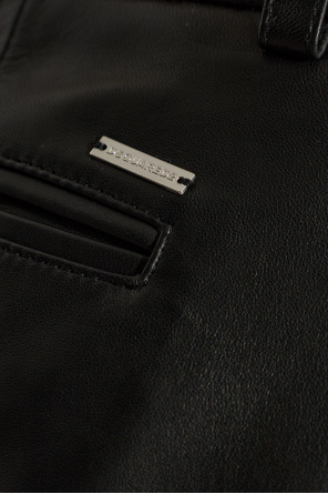 Dsquared2 Leather trousers