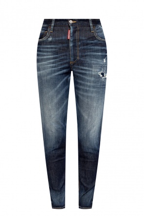 oversize jeans loewe trousers light blue
