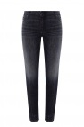 Dsquared2 GREY ‘Twiggy Jean’ jeans with logo