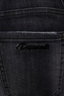 Dsquared2 GREY ‘Twiggy Jean’ jeans with logo