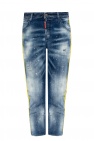 Dsquared2 'Cool Girl Cropped Jean' raw edge jeans
