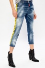 Dsquared2 'Cool Girl Cropped Jean' raw edge jeans