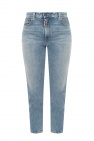 Dsquared2 BLUE ‘High Waist Cropped Twiggy Jean’ jeans