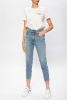 Dsquared2 BLUE ‘High Waist Cropped Twiggy Jean’ jeans