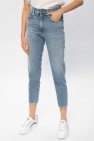 Dsquared2 BLUE ‘High Waist Cropped Twiggy Jean’ jeans