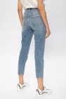 Dsquared2 BLUE ‘High Waist Cropped Twiggy Jean’ jeans