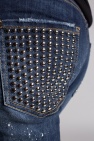Dsquared2 BLUE ‘Cool Girl Jean’ raw-cut jeans