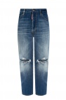 Dsquared2 'Boston Jean' raw edge jeans