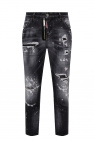 Dsquared2 GREY ‘Cool Girl Cropped' jeans
