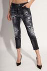 Dsquared2 GREY ‘Cool Girl Cropped' jeans
